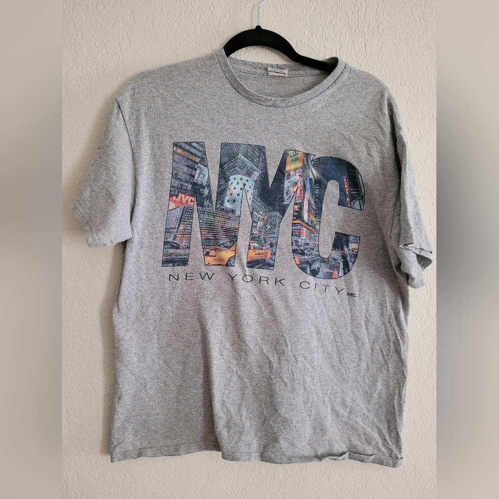 Vintage Y2K NYC new York city tourist tee | size L